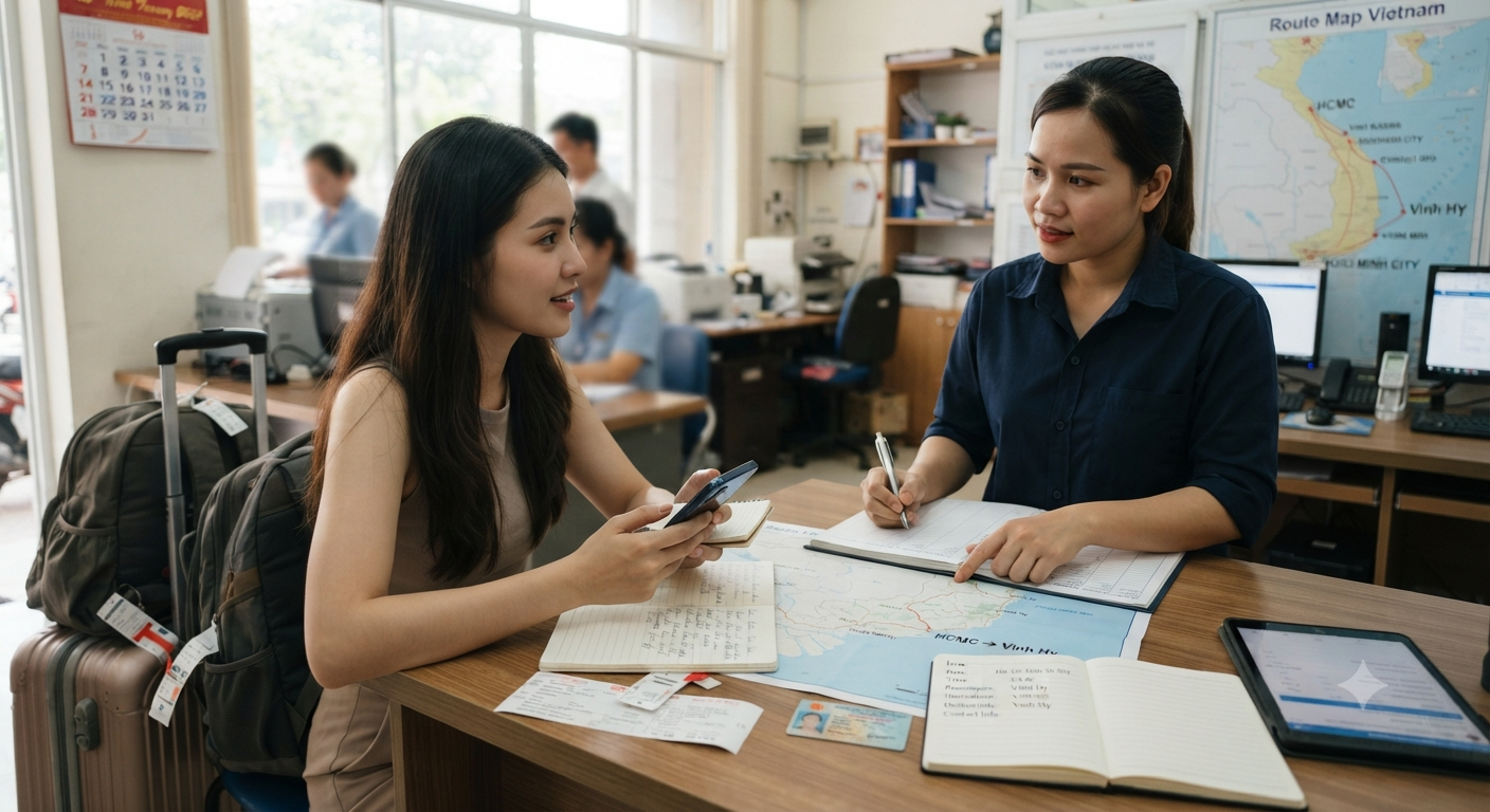 Tại sao cần chuẩn bị thông tin trước khi liên hệ đặt xe Sài Gòn - Vĩnh Hy?